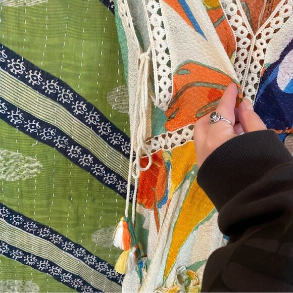 NWT Z & L Europe Toucan Tassel Mini Dress Size Medium - Picture 8 of 16